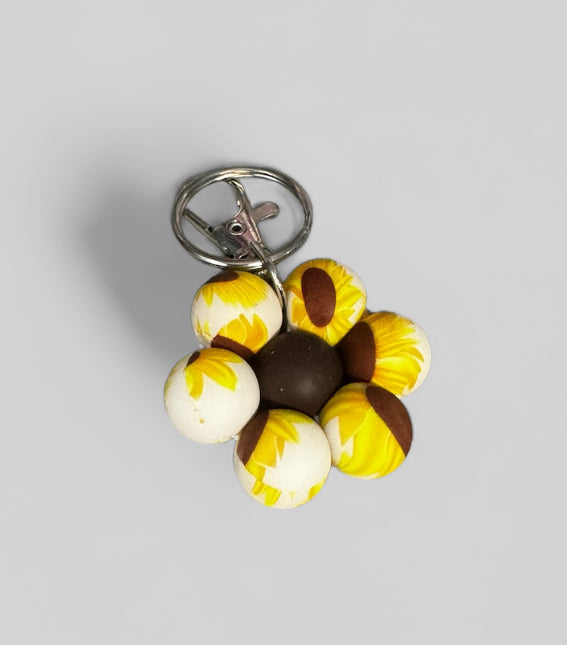 Mini flower key ring
