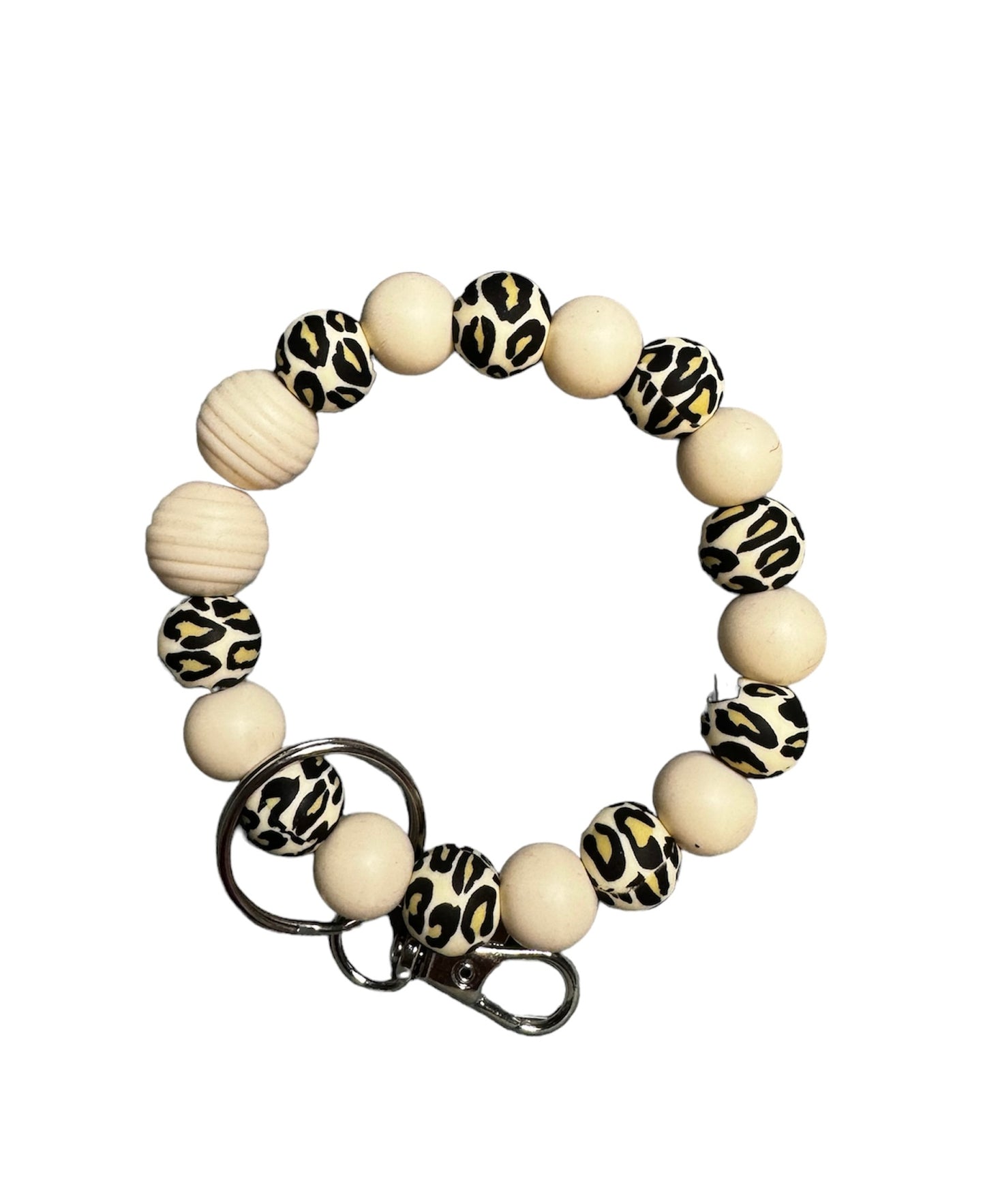 Animal print large wristlet