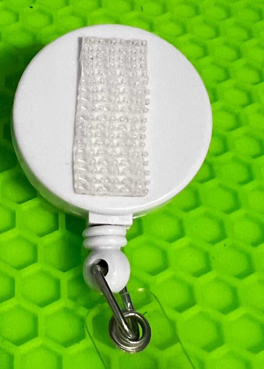 Blank interchangeable badge reel