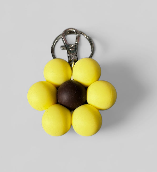 Mini flower key ring