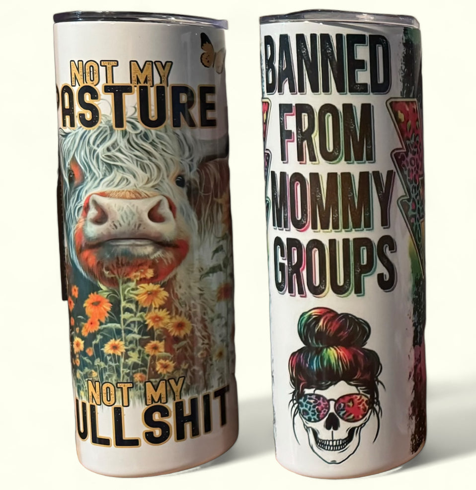 Funny tumblers-price is per item