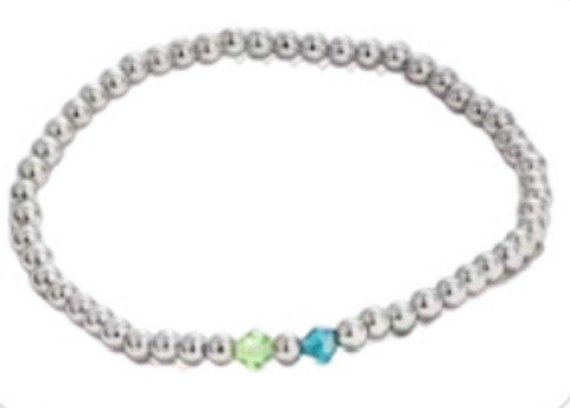 Birthstone bracelets