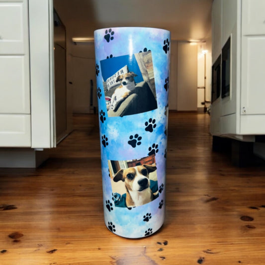 20 oz. Photo collage tumbler